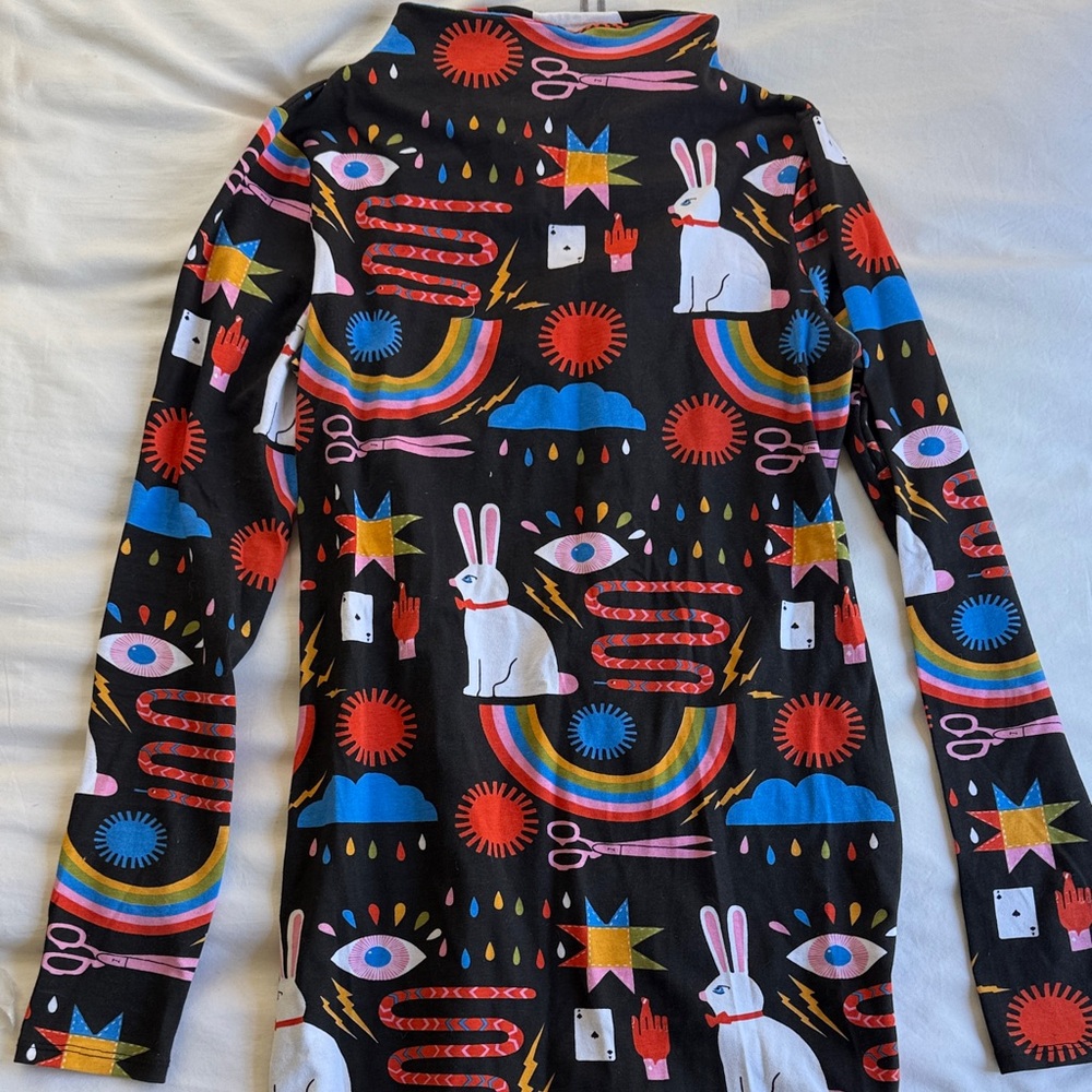 Nooworks Magic jersey mock neck dress